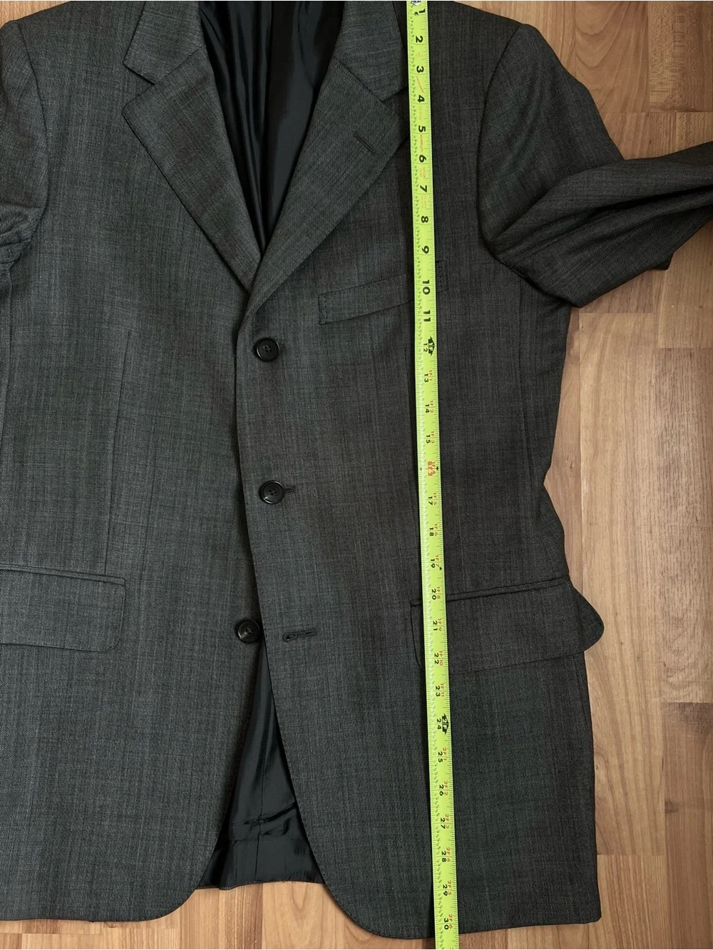 Gucci Men's Gray 3-Button Blazer